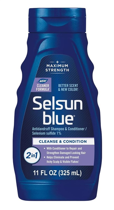 Selsun Blue Shampoo Dandruff Cleanse&Condition 2-In-1 11oz