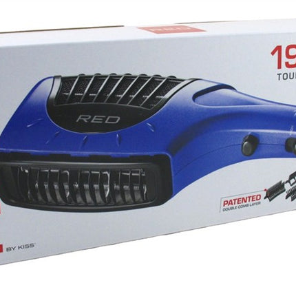 Kiss Red Dryer Curved Styler 1900 Watt W/3 Attachments