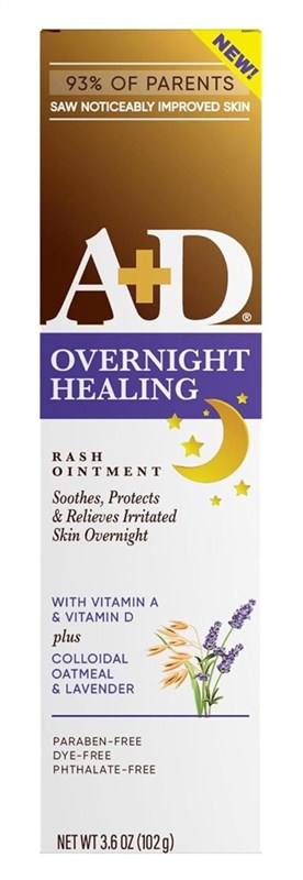A+D Overnight Healing Rash Ointment 3.6oz