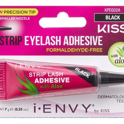 Kiss I Envy Eyelash Adhesive Strip W/Aloe Black 0.25oz