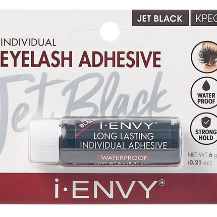 Kiss I Envy Individual Eyelash Adhesive Jet Black 01 0.25oz