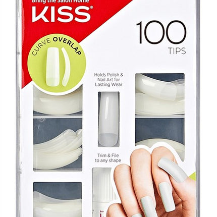 Kiss 100 Tips Curve Overlap Long Length