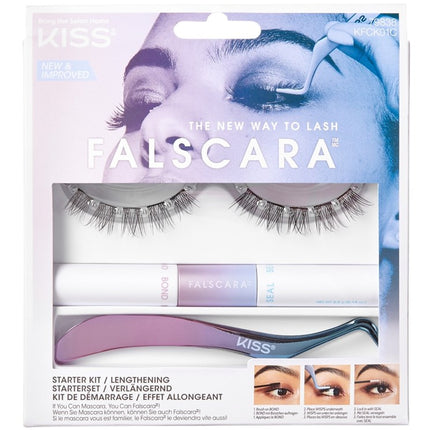 Kiss Falscara Eyelash Starter Kit Lengthening