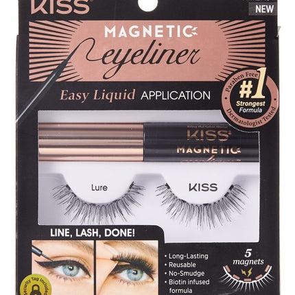 Kiss Magnetic Eyeliner & Eyelash Kit (Lure)