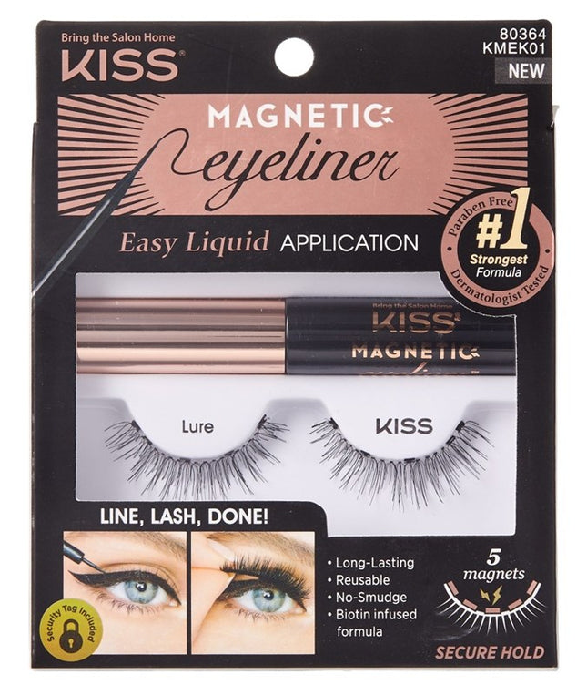 Kiss Magnetic Eyeliner & Eyelash Kit (Lure)