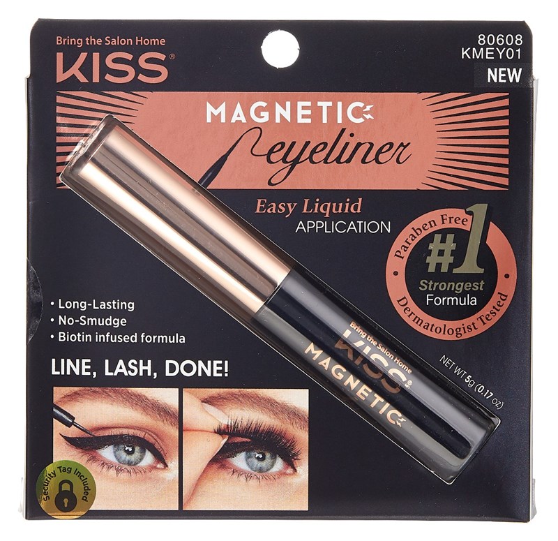 Kiss Magnetic Eyeliner Black 0.17oz