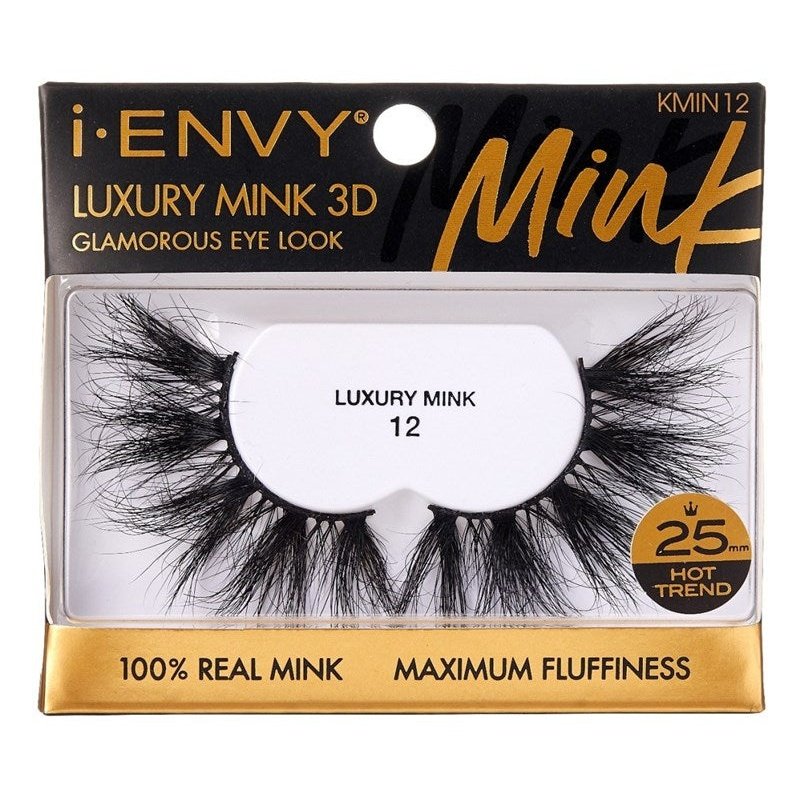 Kiss I Envy Luxury Mink 3D 12 Lashes