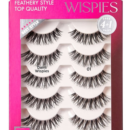 Kiss I Envy Demi Wispies 4+1 Feathery Style Lashes