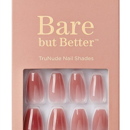 Kiss Bare But Better Nails 28 Count Medium Length Rose