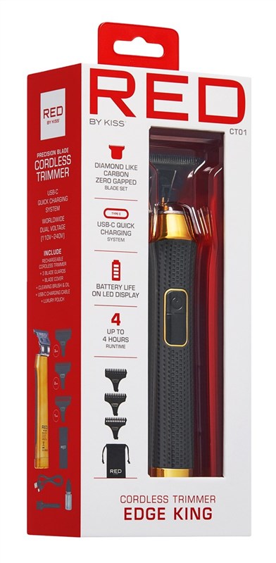 Kiss Red Trimmer Edge King Cordless