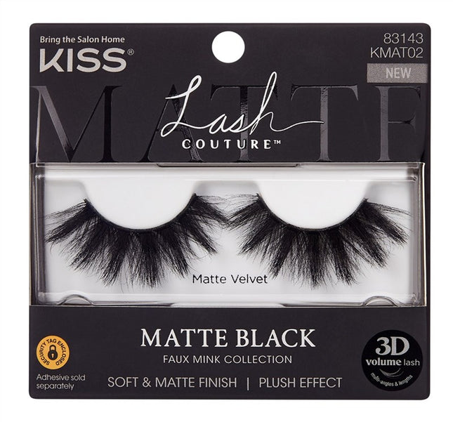 Kiss Lash Couture Matte Black Matte Velvet