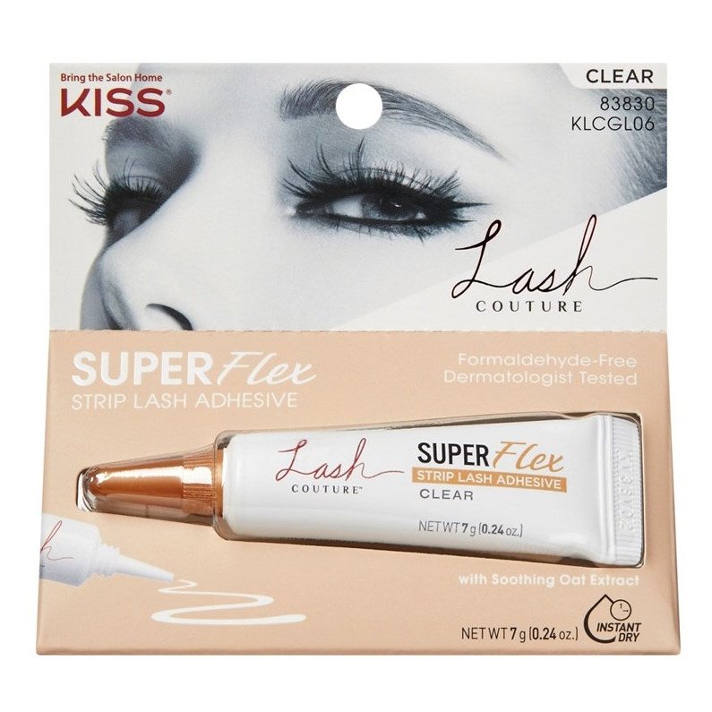 Kiss Lash Couture Adhesive Super Flex Strip Lash Clear