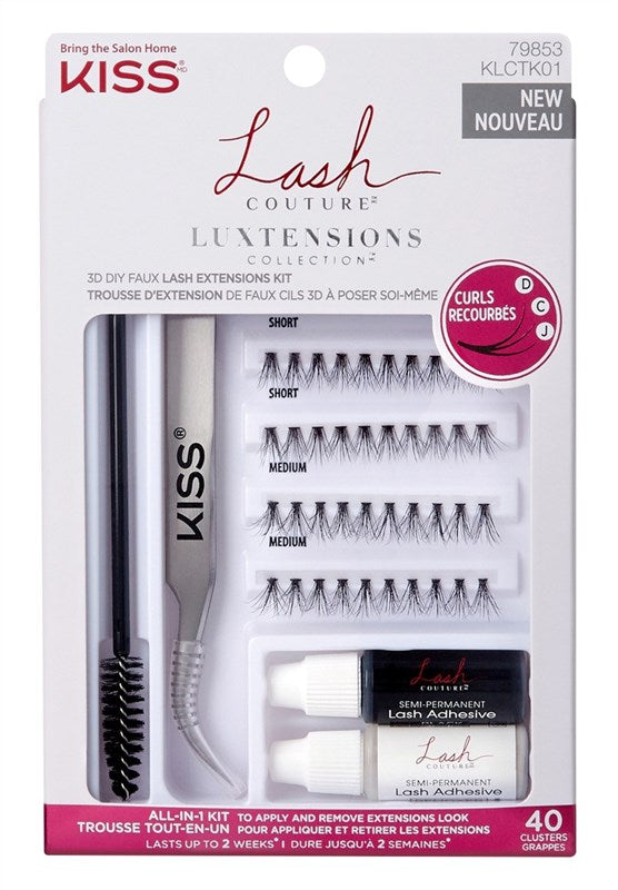 Kiss Lash Couture Luxtensions Faux Lash Extensions Kit