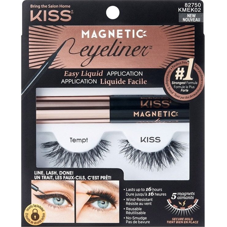 Kiss Magnetic Eyeliner & Eyelash Tempt