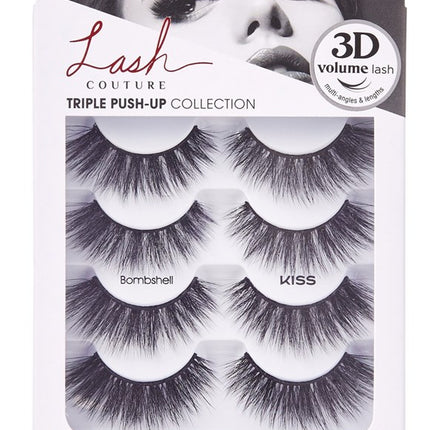 Kiss Lash Couture Triple Push- Up Collection Bombshell