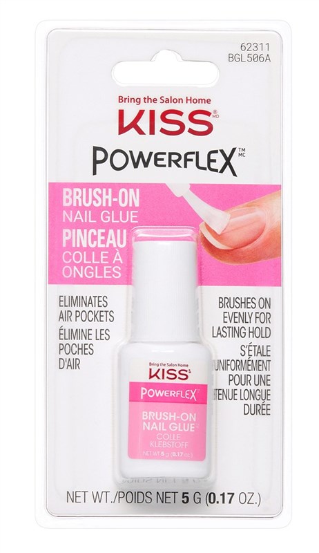 Kiss Powerflex Brush On Nail Glue 0.17oz