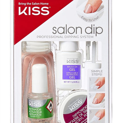 Kiss Salon Dip Prof Dipping System Acrylic Strength 40 Tip