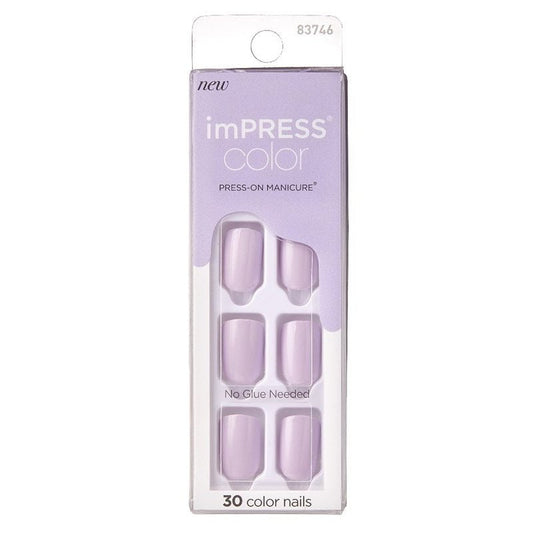 Kiss Impress Press-On-Manicure Nails 30 Count Picture Purple