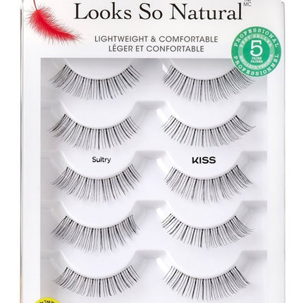 Kiss Looks So Natural Lashes Sultry 5 Pairs