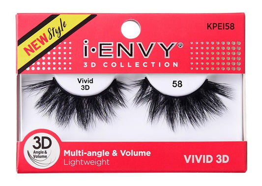 Kiss I Envy Vivid 3D Lashes #58 Multi-Angle And Volume