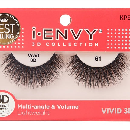 Kiss I Envy Vivid 3D Lashes #61 Multi-Angle And Volume