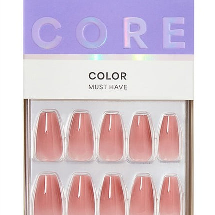 Kiss Core Color Nails Press On 32 Count Jubilation