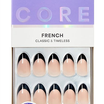 Kiss Core French Nails Press On 32 Count Medium Full Of Fun