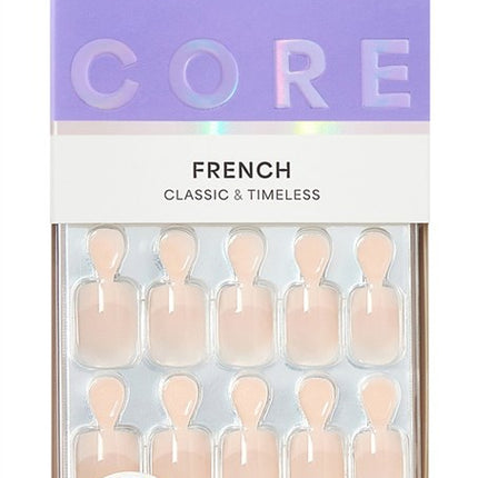 Kiss Core French Nails Press On 32 Ct Real Shrt Your Moment