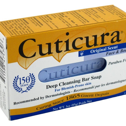 Cuticura Deep Cleansing Bar Soap Original 3oz