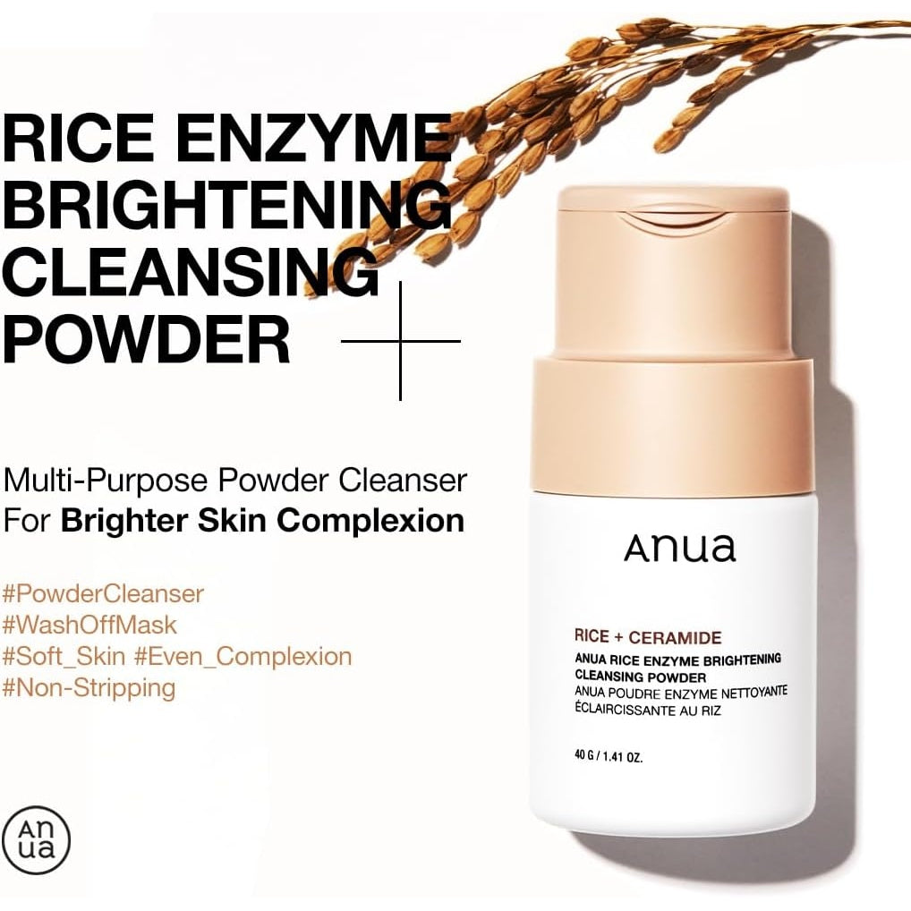 ANUA RICE ENZYME BRIGHTENING CLEANSING POWDER 40g