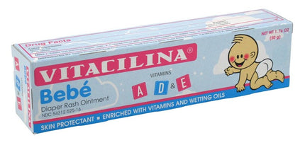 Vitacilina Bebe Diaper Rash Ointment 1.76oz