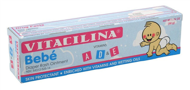 Vitacilina Bebe Diaper Rash Ointment 1.76oz
