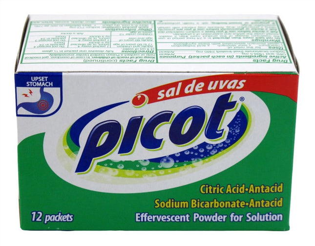 Sal De Uvas Picot Citric Acid Antacid 12 Packets