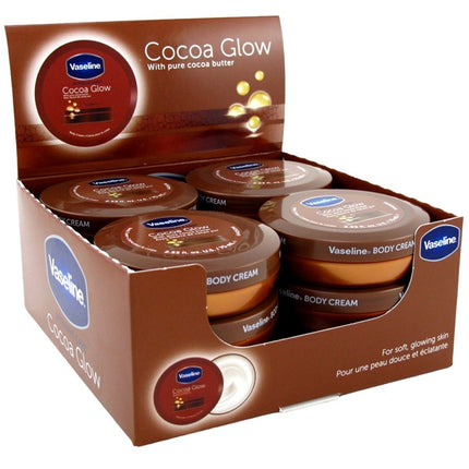Vaseline Intensive Care Body Cream Cocoa Glow 2.53oz (12 Pieces)