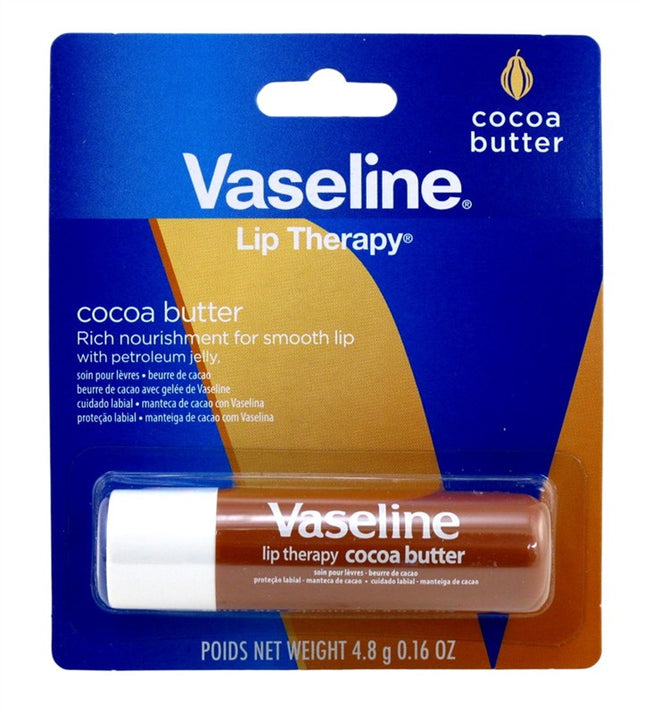 Vaseline Lip Therapy Cocoa Butter 0.16oz (24 Pieces)