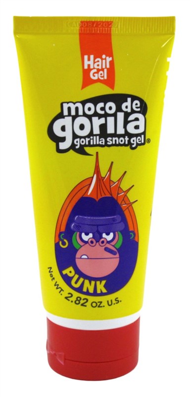 Moco De Gorila Snot Hair Gel Punk 2.82oz Tube (12 Pieces) Yellow