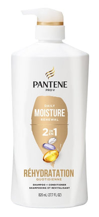 Pantene Shampoo 2-In-1 Daily Moisture Renewal 27.7oz Pump