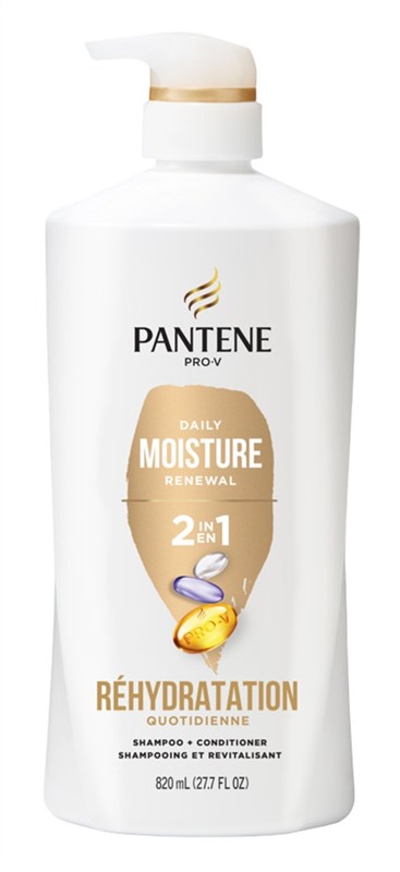 Pantene Shampoo 2-In-1 Daily Moisture Renewal 27.7oz Pump
