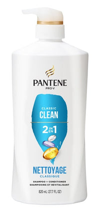 Pantene Shampoo 2-In-1 Classic Clean 27.7oz Pump