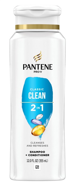 Pantene Shampoo 2-In-1 Classic Clean 12oz