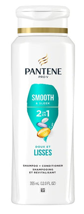 Pantene Shampoo 2-In-1 Smooth & Sleek 12oz