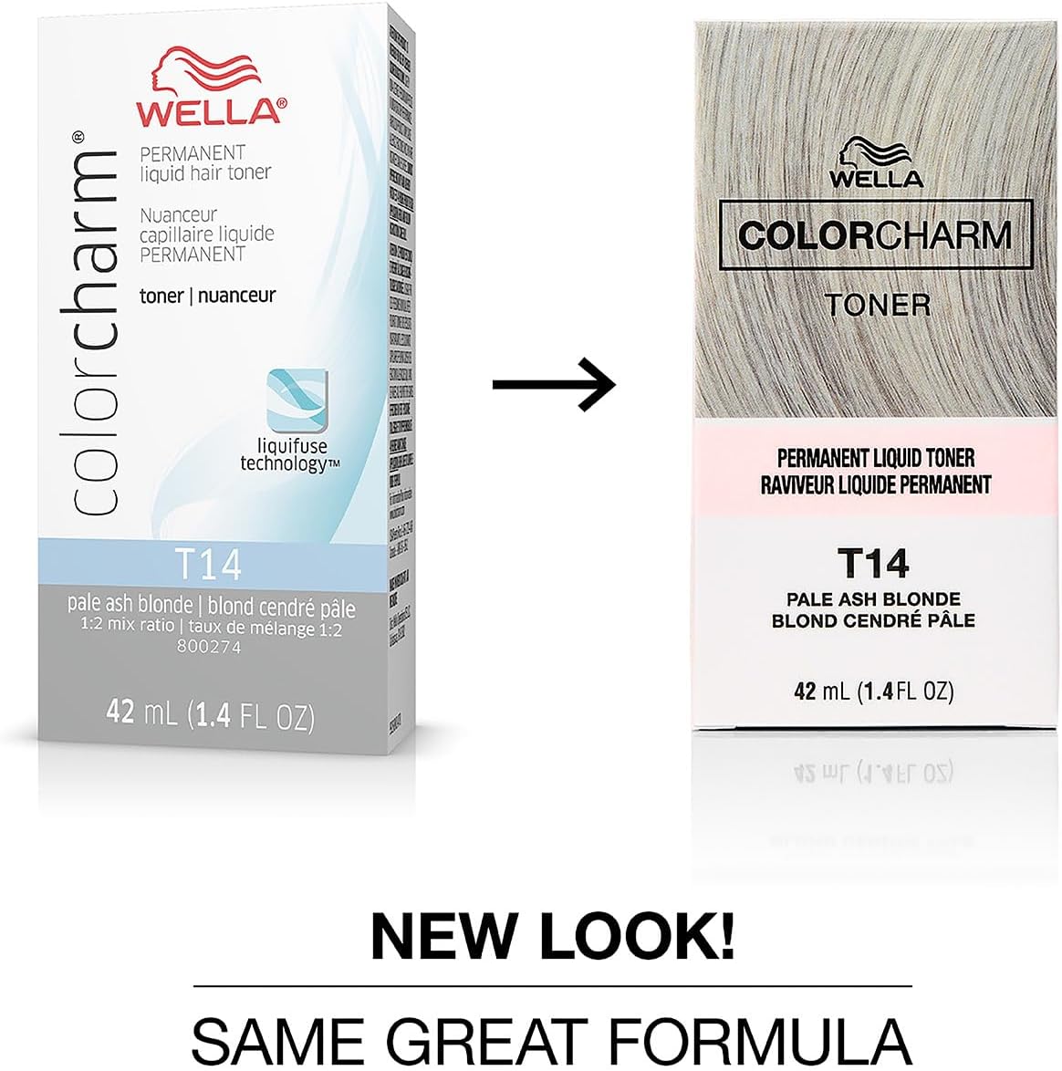 Wella Color Charm Liquid Toner #T14 Pale Ash Blonde