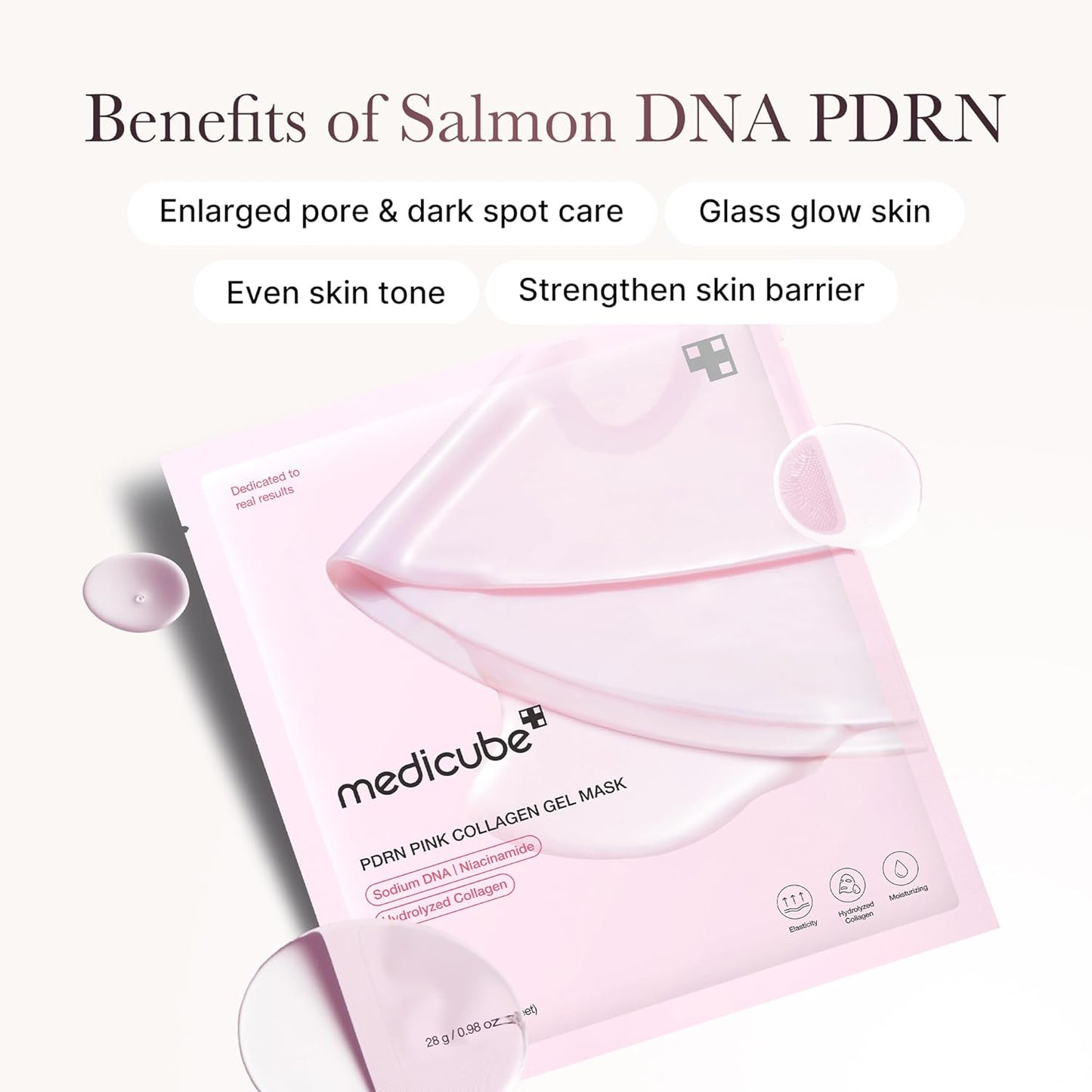 [Medicube] PDRN PINK COLLAGEN GEL MASK_1 PACK