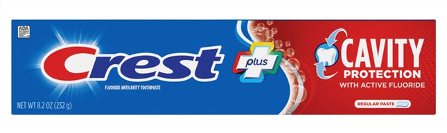 Crest Toothpaste 8.2oz Cavity Protection Regular
