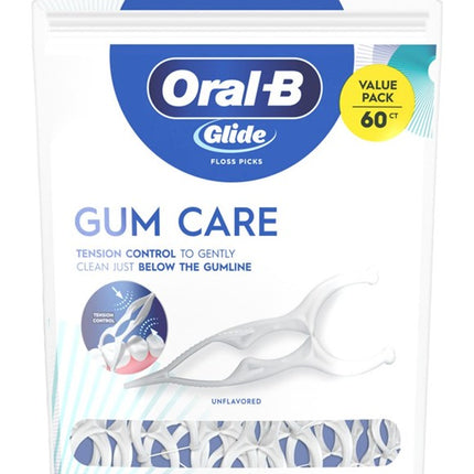 Oral-B Glide Floss Picks Gum Care 60 Count Value Pack