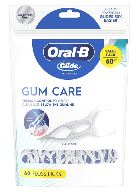 Oral-B Glide Floss Picks Gum Care 60 Count Value Pack