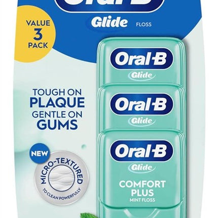 Oral-B Glide Floss Pro-Health 131.2 Yds Mint Value 3-Pack