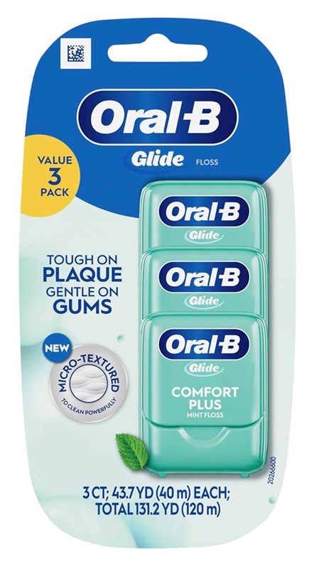 Oral-B Glide Floss Pro-Health 131.2 Yds Mint Value 3-Pack