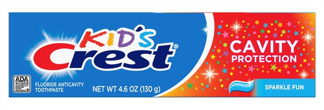 Crest Toothpaste 4.6oz Kids Cavity Protection Sparkle Fun