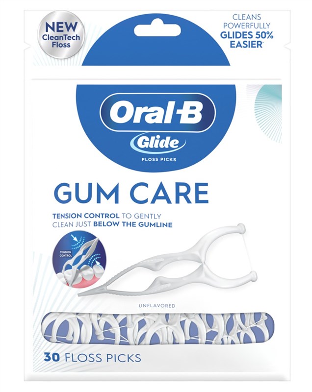 Oral-B Glide Floss Picks Gum Care 30 Count